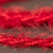 Marlene twisted lighting cable covered in hairy-effect  fabric Plain Red TP09