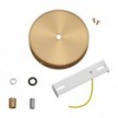 Cylindrical metal ceiling rose kit