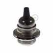 E27 metal lamp holder kit with double ring nut for lampshade