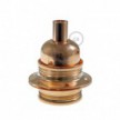 E27 metal lamp holder kit with double ring nut for lampshade