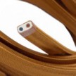 Electric cable for String Lights, covered by Rayon fabric Whiskey CM22