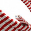 Electric cable for String Lights Vertigo HD, covered by Candy Cane fabric ECM39