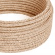 Round Electric Cable covered by Jute fabric RN06