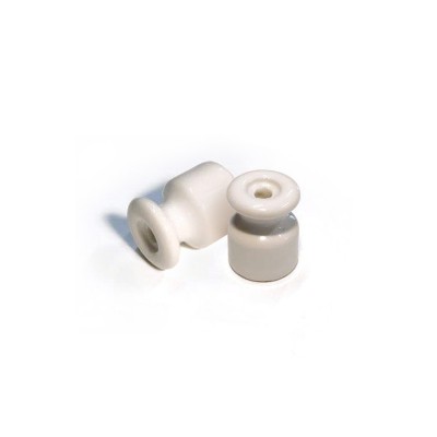 Porcelain insulator for wall system - 18 mm - White