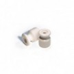 Porcelain insulator for wall system - 18 mm