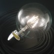 LED Transparent Light Bulb - Globe G125 Short Filament - 4W 470Lm E27 2700K