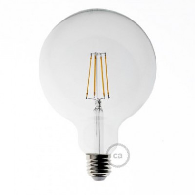 LED Light Bulb Globe 6W 806Lm E27 Clear