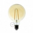 LED Golden Light Bulb - Globe G95 Long Filament - 4W 400Lm E27 2000K