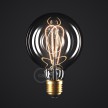 LED Smoky Light Bulb - Globe G95 Curved Double Loop Filament - 5W 150Lm E27 2000K Dimmable