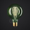 LED Emerald Light Bulb - Globe G95 Curved Double Loop Filament - 5W 280Lm E27 2200K Dimmable