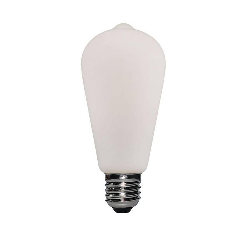 Led Porcelain Light Bulb ST64 6W 540Lm E27 2700K Dimmable