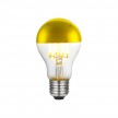 Gold half sphere Drop A60 LED Light Bulb 7W 806Lm E27 2700K Dimmable