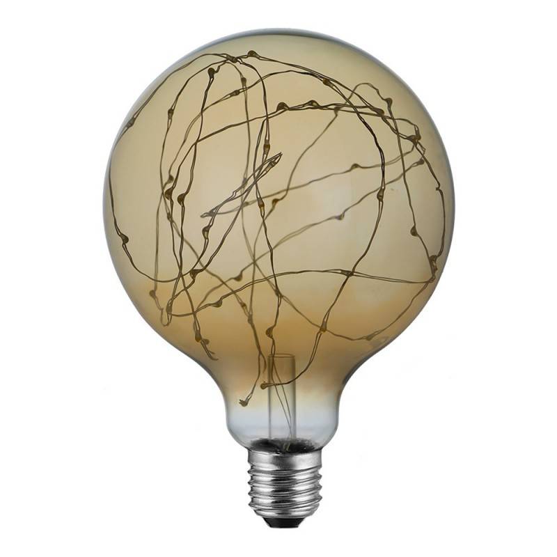 LED Globo G125 Light Bulb - A thousand Lights Gold 2W 40Lm E27 2000K