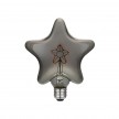 LED Star Smoky Grey Light Bulb with star filament 3W 90Lm E27 2000K Dimmable