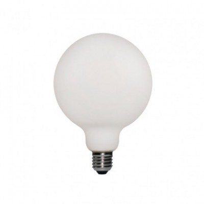 LED Porcelain Light Bulb G95 6W 540Lm E27 Dimmerabile 2700K