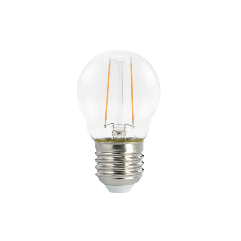 LED Globetta G45 Clear 2W 136Lm E27 2700K Bulb