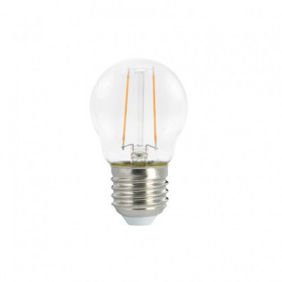 LED Globetta G45 Clear 2W 136Lm E27 2700K Bulb