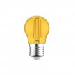 LED Globetta G45 Yellow 80Lm 1.4W E27 Bulb