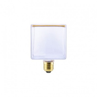 LED Light Bulb Cube Clear Floating Line 8W 380Lm 2200K Dimmable