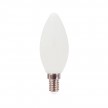 LED Olive Milky 6W 806Lm E14 2700K bulb