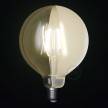 LED Light Bulb Globe G125 Short Filament - Tattoo Lamp® Half 4W 420Lm E27 2700K