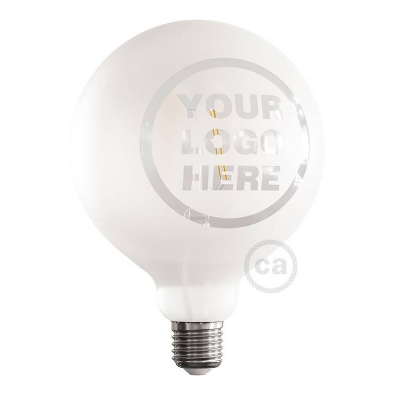 LED Light Bulb Globe G125 Short Filament - Tattoo Lamp® Custom Design 4W 420Lm E27 2700K