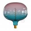 Cobble Dream XXL Light Bulb, Pastel line, spiral filament, 4W 100Lm E27 2200K Dimmable