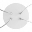 Round Rose-One 4-hole and 4 side holes ceiling rose, 200 mm