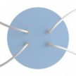 Round Rose-One 4-hole and 4 side holes ceiling rose, 200 mm