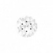 Round Rose-One 6-hole and 4 side holes ceiling rose, 200 mm