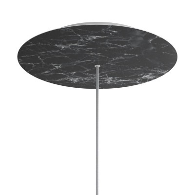 Round XXL Rose-One 1-hole and 4 side holes ceiling rose, 400 mm - Marble Marquina