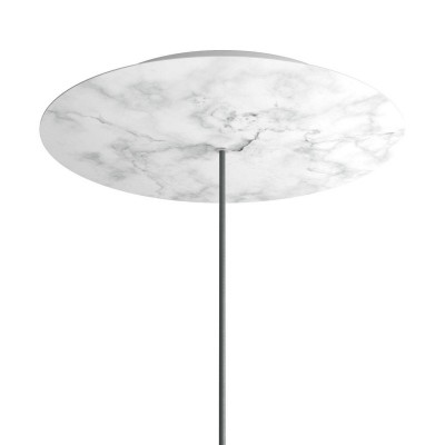 Round XXL Rose-One 1-hole and 4 side holes ceiling rose, 400 mm - Marble Carrara