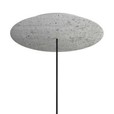 Round XXL Rose-One 1-hole and 4 side holes ceiling rose, 400 mm - Concrete