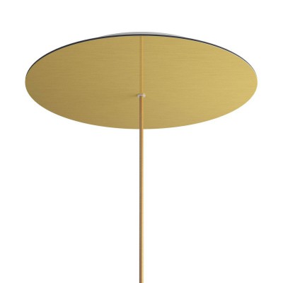 Round XXL Rose-One 1-hole and 4 side holes ceiling rose, 400 mm - Satin Brass Dibond