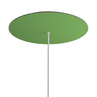 Round XXL Rose-One 1-hole and 4 side holes ceiling rose, 400 mm - Soft Green