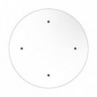 Round XXL Rose-One 4-hole and 4 side holes ceiling rose, 400 mm