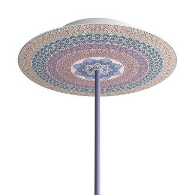 Round Rose-One 1-hole and 4 side holes ceiling rose, 200 mm - PROMO - Mandala Varanasi