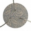 Round Rose-One 3-hole and 4 side holes ceiling rose, 200 mm - PROMO