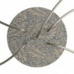 Round Rose-One 5-hole and 4 side holes ceiling rose, 200 mm - PROMO