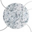 Round XXL Rose-One 5-hole and 4 side holes ceiling rose, 400 mm  - PROMO