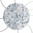 Round XXL Rose-One 9-hole and 4 side holes ceiling rose, 400 mm  - PROMO