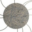 Round XXL Rose-One 12-hole and 4 side holes ceiling rose, 400 mm - PROMO