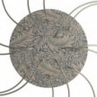 Round XXL Rose-One 14-hole and 4 side holes ceiling rose, 400 mm - PROMO