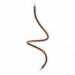 Kit Creative Flex flexible tube covered in Brown RM13 fabric with metal terminals