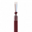 Kit Creative Flex flexible tube covered in Burgundy RM19 fabric with metal terminals