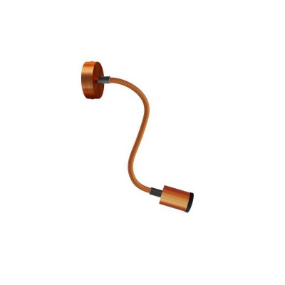 Wall and ceiling Mini SPOTLIGHT Lamp GU1d0 Flex 30 - Brushed copper