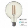 LED SMART WI-FI Light Bulb Globe G125 Transparent with Filament 7W 806Lm E27 2700K Dimmable