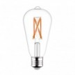 LED SMART WI-FI Light Bulb Edison ST64 Transparent with Filament 6.5W 806Lm E27 Dimmable