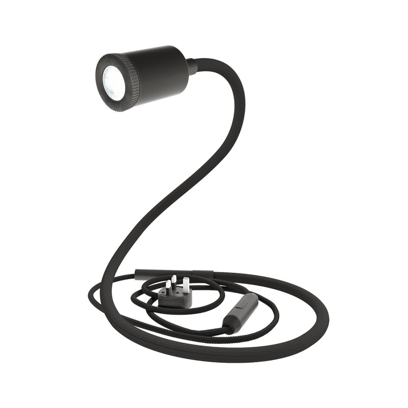 GU1d-one flexible lamp without base with mini LED spotlight