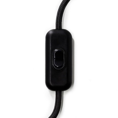 Double Pole in-line Switch - Black